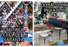 Cimitirul Vesel de la Săpânța după 3 luni în Vaslui