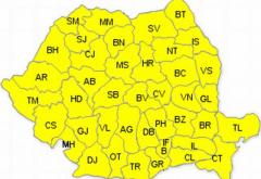 Avertizare cod galben de vânt în România
