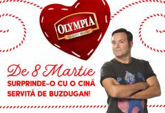 Pe 8 martie poti castiga o cina romantica pentru ea servita de Buzdugan. Cu Olympia. Asculta Morning ZU!