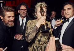 VIDEO: Oscarul lui Frances McDormand a fost furat imediat după ceremonie