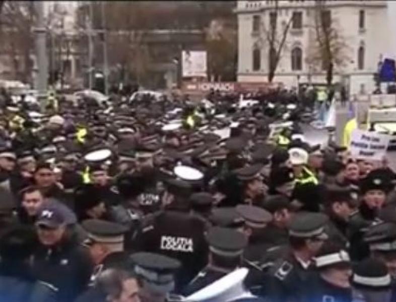 Protest de amploare al politistilor pe 24 martie