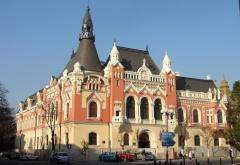 Pompierii și polițiștii fac anchetă în cazul incendiului de la Palatul Episcopal Greco Catolic din Oradea