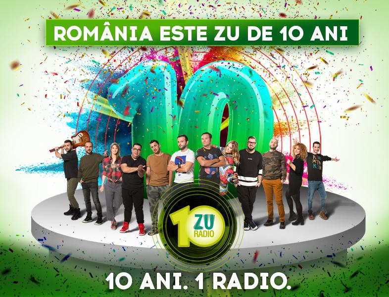 10 ani Radio ZU: În Septembrie, pe ZU, ai GIVEAWAY de la DJ-i