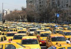 Protest cu sute de taximetre, în București