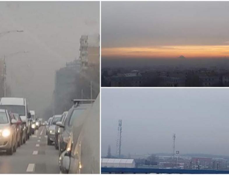 Poluare record azi-noapte, în Bucureşti