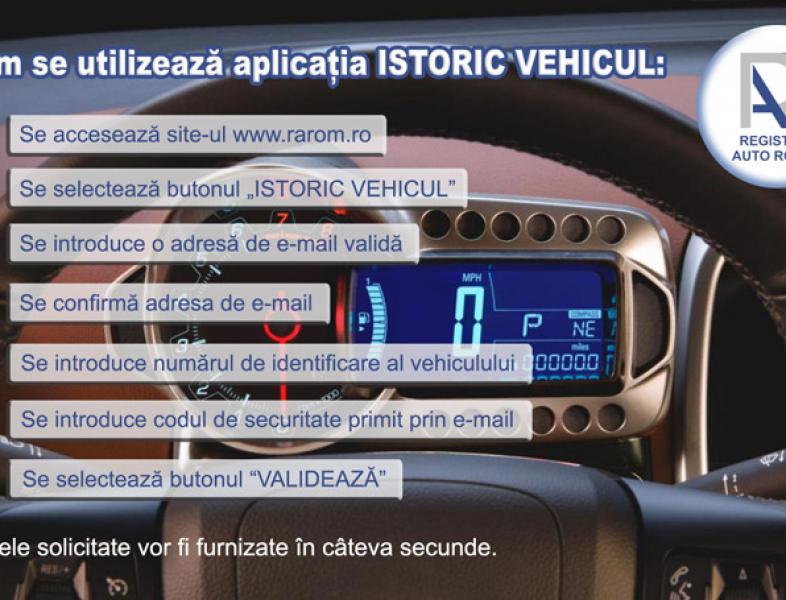 Aplicație de la Registrul Auto Român