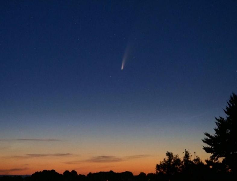Cometa, vizibilă și pe cerul României