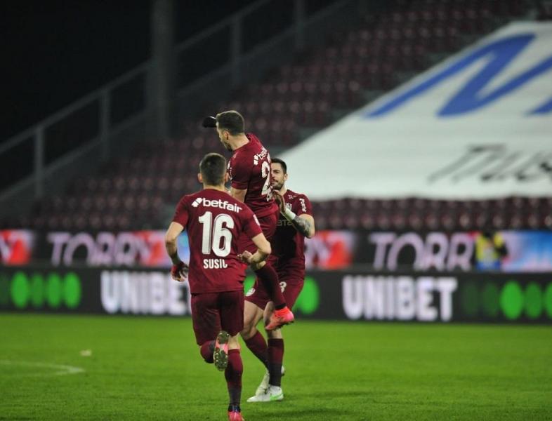 CFR Cluj s-a apropiat la un punct de liderul FCSB