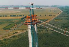 Podul de la Brăila va fi gata la sfârșitul anului viitor