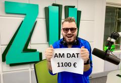Adi Mihăilă `The Hitman` a dat premiul record de 1100 de EURO la „Ascult Radio ZU”