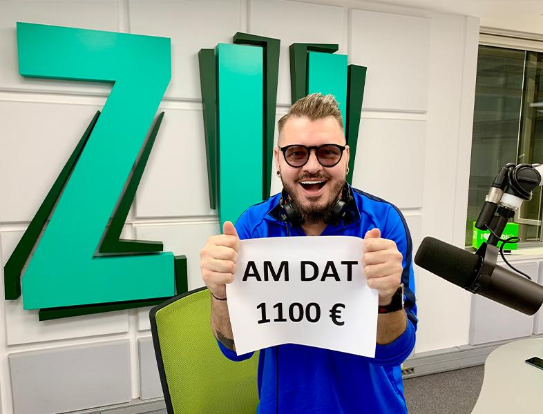 Adi Mihăilă `The Hitman` a dat premiul record de 1100 de EURO la „Ascult Radio ZU”