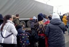 Au început să sosească refugiați din Ucraina