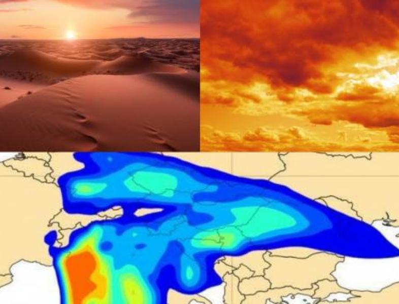 Norul de praf saharian a ajuns și în România