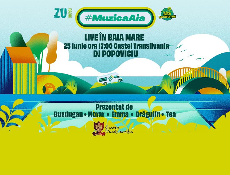 #RadioAventura2022: Dăm party cu #MuzicaAia LIVE la Baia Mare. Sâmbătă, 25 iunie