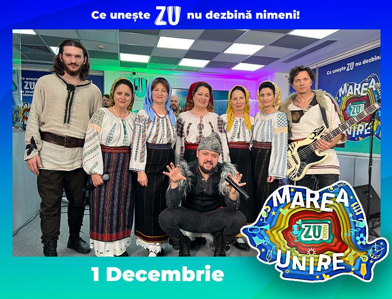 PREMIERĂ | Surorile Osoianu, Lupii lui Calancea și Guz și-au unit vocile la Marea Unire ZU 2022