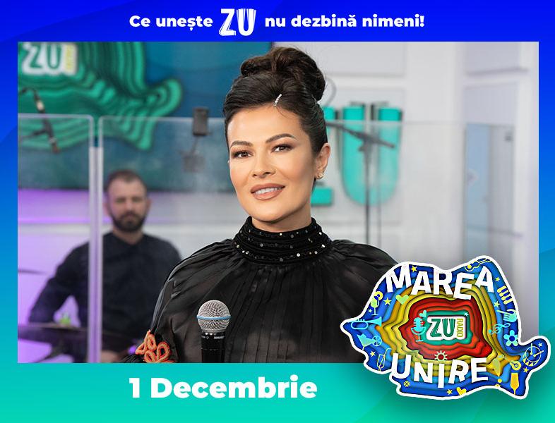 Marea Unire ZU 2022 | Olguța Berbec cântă LIVE un colaj de muzică populară 