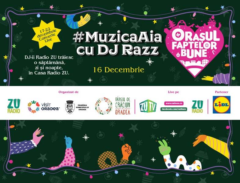 LIVE | Prima zi de #OFB2022: DJ Razz aduce #MuzicaAia în Orașul Faptelor Bune