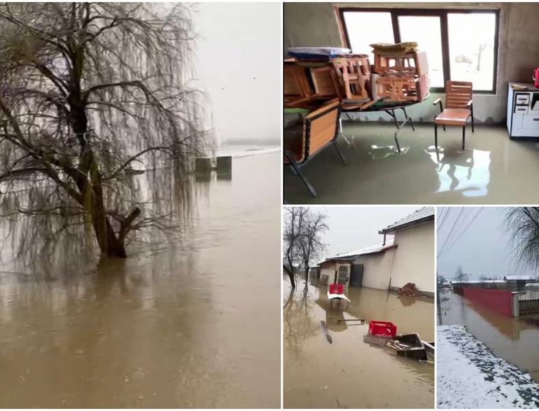 Este alertă în județul Timiș din cauza inundațiilor