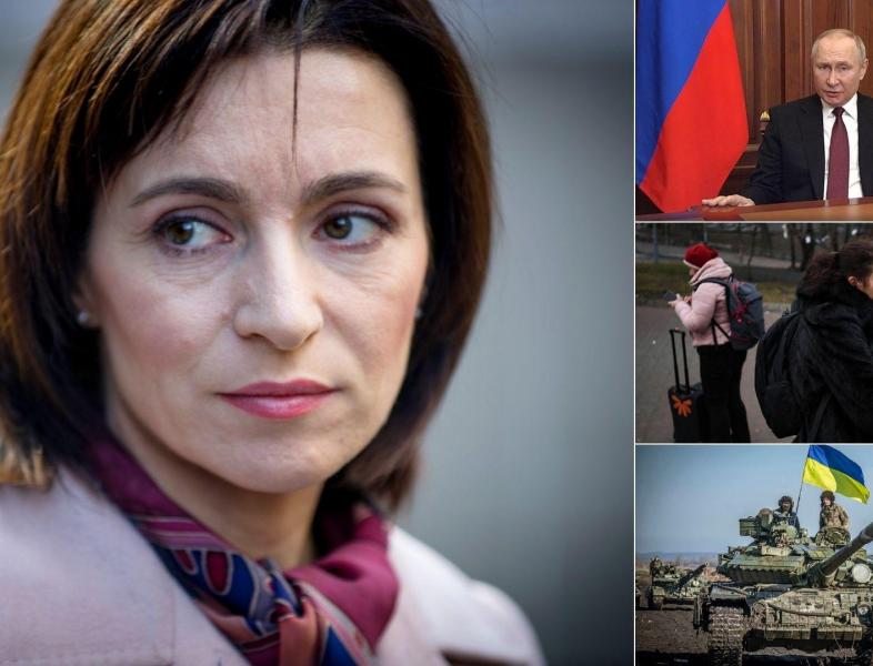 Președintele Republicii Moldova, Maia Sandu, confirmă avertizările lui Zelenski despre planurile Moscovei de a destabiliza țara sa