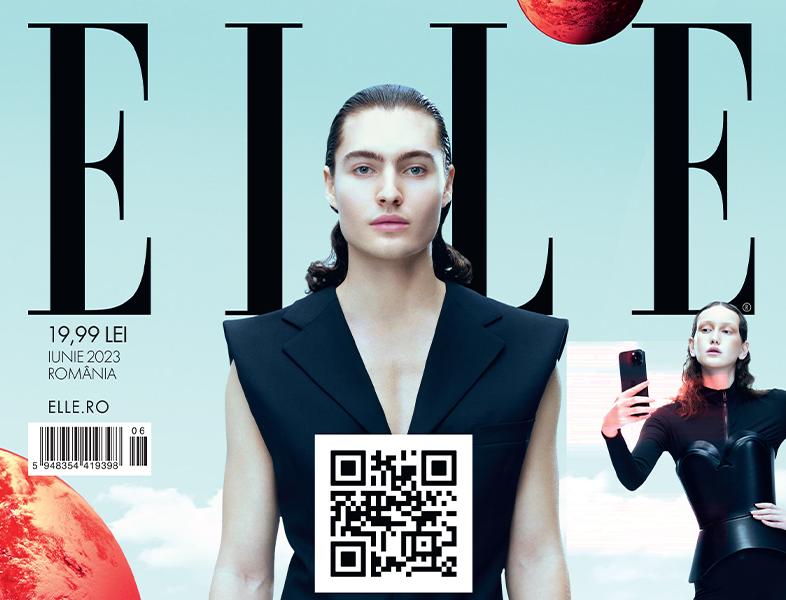  Revista ELLE lansează prima copertă din România pe care o poți purta