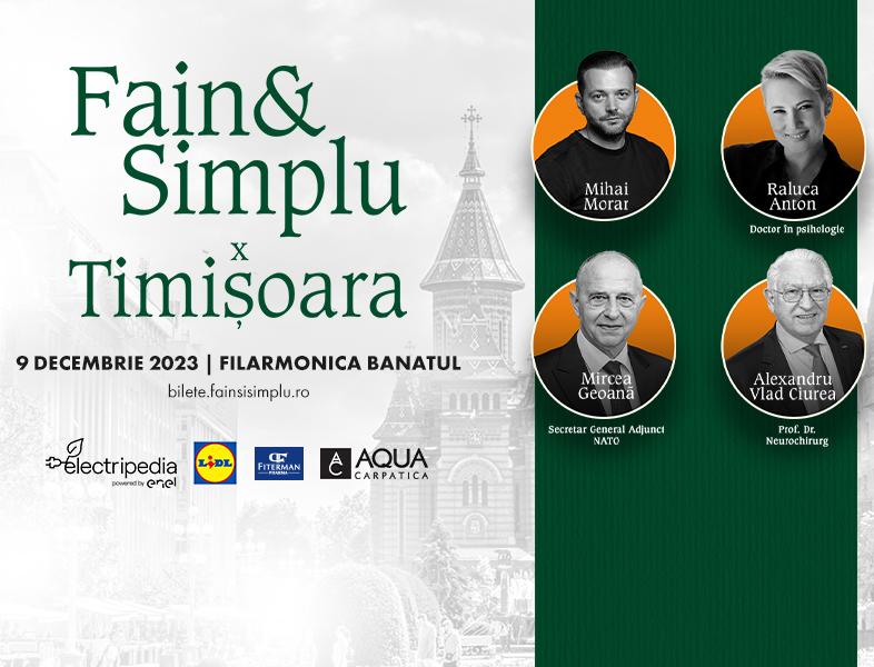  Fain & Simplu x Timișoara