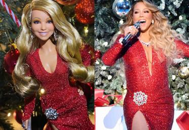  Barbie a lansat păpușa Mariah Carey, inspirată din clipul „All I Want For Christmas Is You”