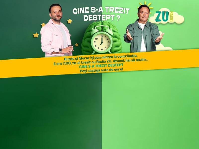Noul concurs de la Morning ZU: „CINE S-A TREZIT DEȘTEPT?”