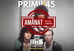 Concertul IRIS "Primii 45" se amână! Cristi Minculescu, Valter & Boro, decizie pentru siguranța publicului