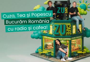 Popescu, Tea și Cuza au mutat distracția din studio în mijlocul orașului, la ZU Cafe