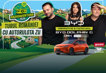 AFTERMOVIE | RadioAventura 2026. 3000 de kilometri, 10 orașe, mii de ascultători și un câștigător al premiului BYD DOLPHIN G DM-i Super Hybrid