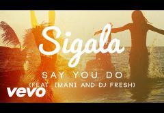 Sigala ft. Imani, DJ Fresh - Say You Do