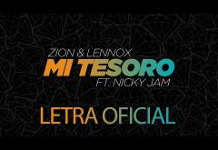 Zion & Lennox ft. Nicky Jam - Mi Tesoro | LYRIC VIDEO