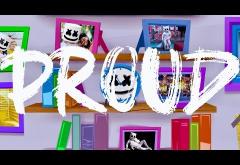 Marshmello - Proud | lyric video