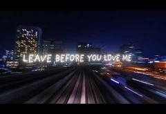 Marshmello x Jonas Brothers - Leave Before You Love Me | lyric video