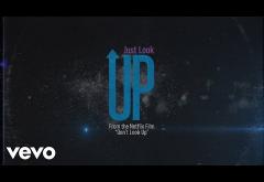 Ariana Grande & Kid Cudi - Just Look Up | lyric video